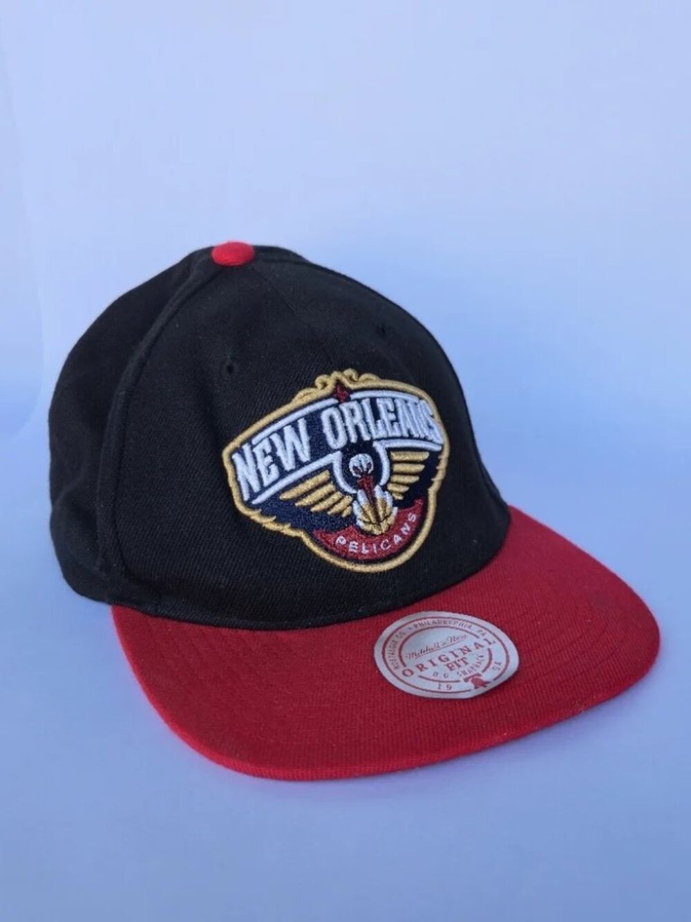 Mitchell & Ness Snapback Cap NBA New Orleans Pelicans TwoTone Classic Black/Red